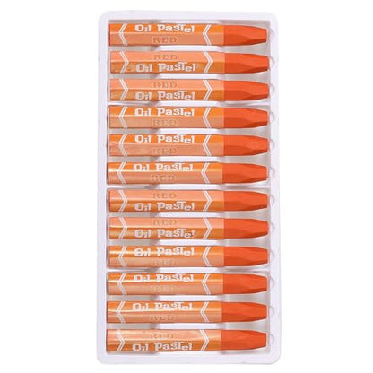 PATIKIL Orange Oil Pastels, 36Pcs Soft Oil Crayons Pastels Stick Vibrant and Creamy Art Supplies Bulk for Artists Beginners Art Painting Drawing Blending Graffiti Gallery - color: Orange