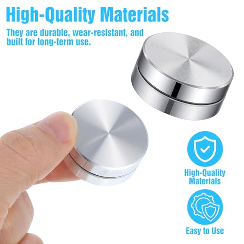 5 Pack Pottery Trimming Spinner, Silver Aluminum Alloy Clay Tools for Pottery Wheel Enthusiasts for Potters Clays Artists Ceramic and Potterys Tool Precision Detailing