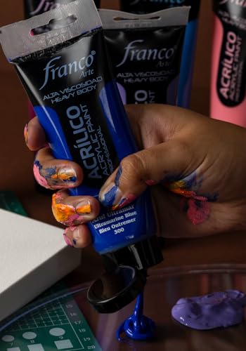 Professional Acrylic Paint – Premium Water-Based, Quick-Drying Acrylics for Artists & Crafters, Non-Toxic Rich Pigment, Multi-Surface Paint for Canvas, Wood, Paper, Ceramic & Indoor Projects Sap Green 3,38 U.S fl oz - color: Sap Green