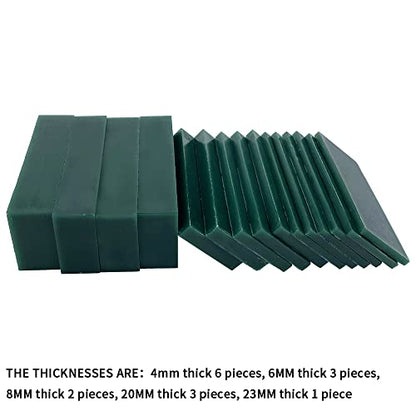 Carving Wax Block Lost Wax Casting Jewelry Molding Tool Mold Sculpting 1 Pound (Green Wax Slices) - color: Green Wax Slices