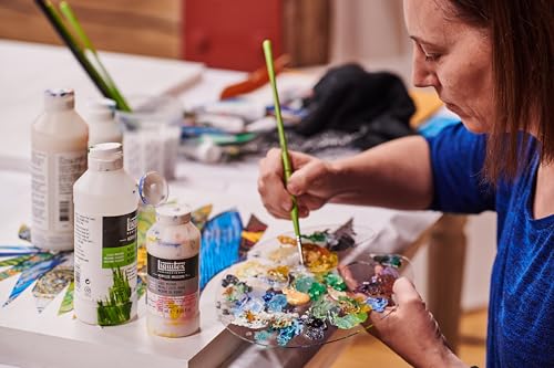 Liquitex Professional Effects Medium, 1-Gallon, Gloss Pouring Medium | Prepare Color for Smooth Wet Look Pours, Lowers Viscosity; Mix with Any Acrylic Paint, Resistant to Aging, Non-Yellowing - color: Gloss, style: Gallon