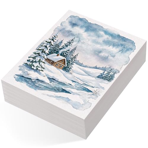 80 Sheets Watercolor Paper 9x12 Inch, 110 Lb/230 GSM, Cold Press - size: 9x12Inch