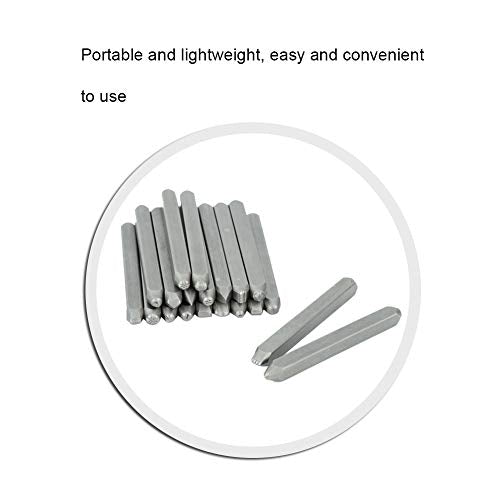 Metal Jewelry Anvil Chisel, Metal Stamping Punch Stamp Curve Set Metal Stamp Anvil Chisel Equipment Kit Jewelry Carving Hand Carved Tools for Jewelry Processing Making Carving(#3)