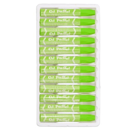 PATIKIL Yellow Green Oil Pastels, 36Pcs Soft Oil Crayons Pastels Stick Vibrant and Creamy Art Supplies Bulk for Artists Beginners Art Painting Drawing Blending Graffiti Gallery - color: Yellow Green