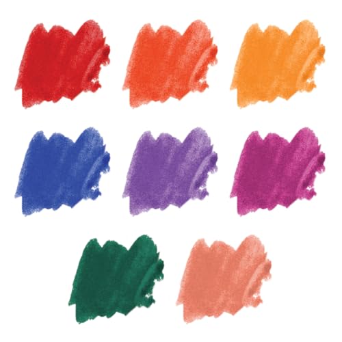 AMACO Semi-Moist Underglazes 8-Count Set No. 4 (#111), 8 Assorted Decorating Colors in Watercolor-Like Pans, Low/Mid-High Fire Cone 05-6 (SMUG) Ceramic Pottery Underglazes for Unfired Clay and Bisque - color: 8-Count Set No. 4 (#111)