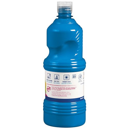 Prang Ready-to-Use Tempera Paint, 32-Ounce Bottle, Turquoise Blue (23219) - color: Turquoise
