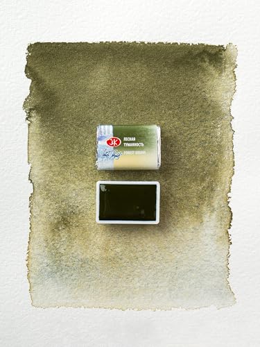 White Nights Limited Edition Granulation Metamorphoses Watercolor Collection of Professional Artist Grade Paints Vibrant Lightfast Colors by Nevskaya Palitra (Brume) - color: Brume