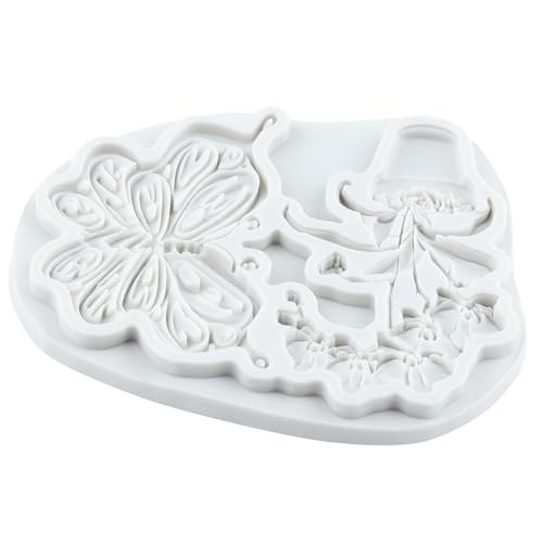 Butterfly Flower Polymer Clay Mold Butterfly Orchid Silicone Molds - color: Style G