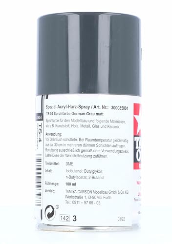 Spray Lacquer TS-4 German Grey - 100ml Spray Can 85004