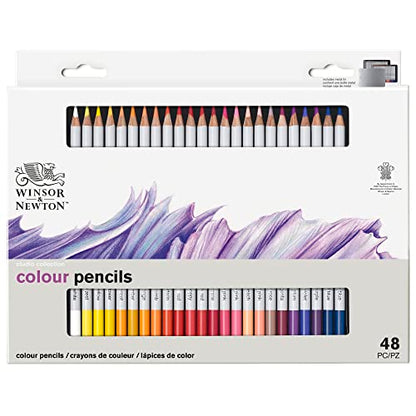 Winsor & Newton Studio Collection, Color Pencils, Set of 48 - style: 48 Color Pencils