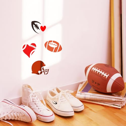 Fainne 100 Pcs 2 Inch Baseball Stencils Small Stencils for Painting | Reusable Craft Stencils, DIY Scrapbook, Wood Wall Fabric Rock Chalkboard Sign Painting, Home Art Decor Projects - style: Sport,Ball