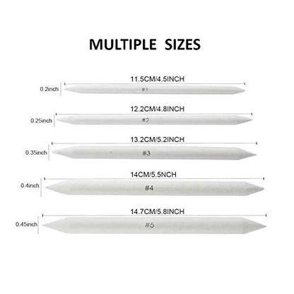 Artist Paper Blending Stump and Tortillion Art Blenders for Sketch Drawing