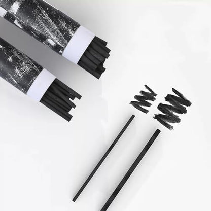 25PCS/Tube Willow Charcoal Sticks - Natural Willow Charcoal for Artists, Beginners, or Students of All Skill Levels - Perfect for Drawing and Sketching, Approx. 2-4mm Dia - style: 2-4mm
