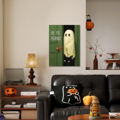 ICYANART Ghost Diamond Art Kits for Adults, Halloween Diamond Painting Kits | Funny Diamond Art Painting Round Drill, Gem Art for Adults Cute Paint by Diamond for Home Wall Decor 11.8x15.8 Inches - color: Funny Ghost