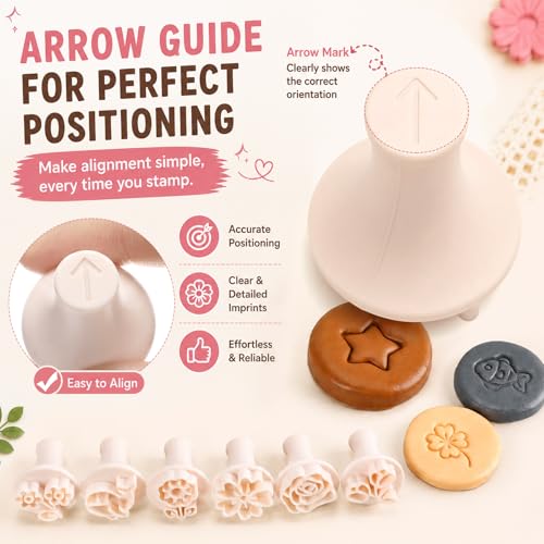 Pottery Stamps for Clay, 30 Pcs Polymer Clay Molds Set with 72 Character Letter Stamps, Floral Leaf Animal Stamp for Pottery, Ceramic, Cookie & Jewelry Making, Storage Box & Drawstring Bag - style: Classic
