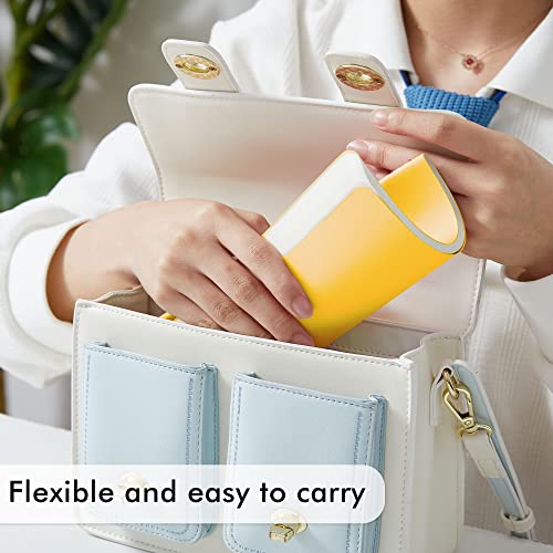 36 Pack Soft Cover Journal Bulk, Feela Lined Blank Travel Journal for Women Men Writing, Notebooks College Ruled for Work, Note Taking Notebook School Business Supplies, 8.2” x 5.5”, A5, Yellow - color: 36 Yellow