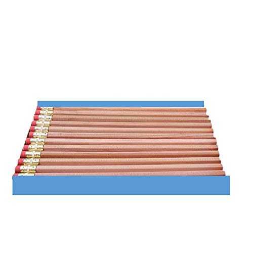 Moon Products Bare Wood Natural Premium Pencils Number 2 HB 36 Count | Unfinished Cedar Wood