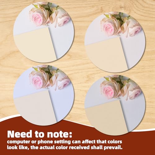 Vienrose Scrapbook Album Gift Set, 8x8 Inch, 40 White Pages, Off White - color: Beige, size: 8x8Inch 20Sheets 40Pages