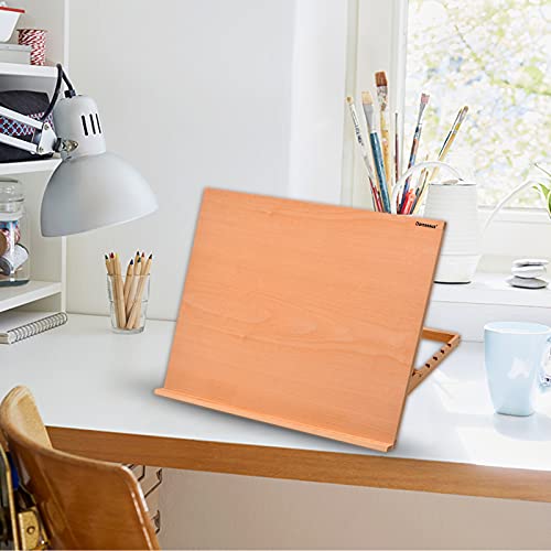 Darnassus A3 Extra Large Adjustable Tabletop Painting Easel, 16.5 inch by 12.6 inch, Drawing and Sketching Board, Book Holder, Book Stands, Tilt Height Adjustable, Portable Easel Stand