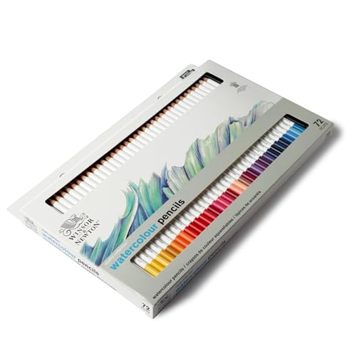 Winsor & Newton Studio Collection Watercolour Pencil Set, 72 Piece