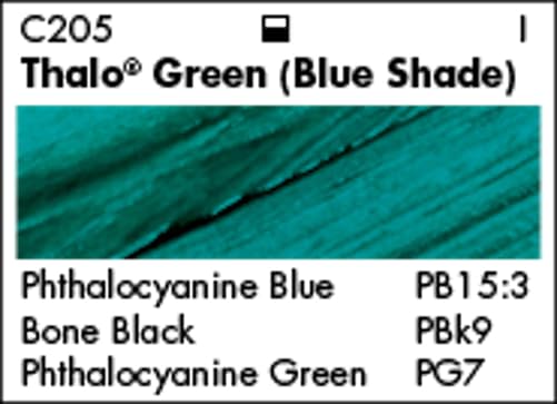 Grumbacher Academy Acrylic Paint, Gloss, 90ml/3 oz Metal Tube, Thalo Green (Blue Shade) - color: Thalo Green (Blue Shade), size: 3 Fl Oz (Pack of 1)