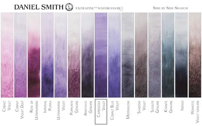 Daniel Smith Extra Fine Watercolor Paint, 5ml Tube, Carbazole Violet, 284610019 - color: Carbazole Violet