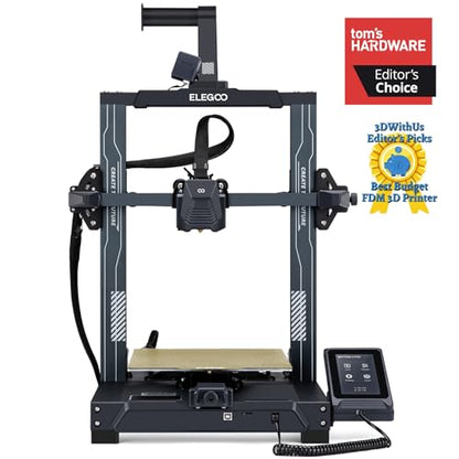 ELEGOO Neptune 3 Pro 3D Printer, Quick Assembly with Auto Leveling, Direct Drive Extruder, PEI Flexible Platform and Removable Touchscreen, 8.85x8.85x11 inch Printing Size - size: Neptune 3 Pro