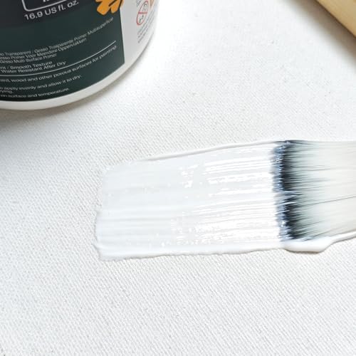 Artecho Clear Gesso 16.9oz / 500ml - color: clear, size: 16.9 Fl Oz (Pack of 1)