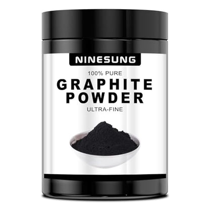 Pure Graphite Powder - 2 LB, 44-Micron Ultra-Fine, Excellent Dry Lubricant, Amazing Artistic Powder for Sketching, Drawing, Pencils, Locks - size: 2 lb