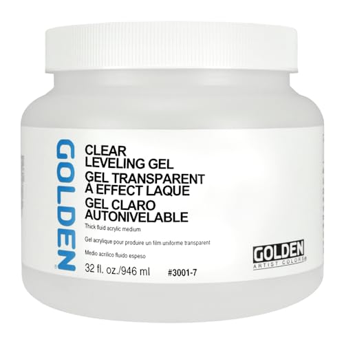 GOLDEN Artist Colors Clear Leveling Gel, 32 fl. oz. Jar
