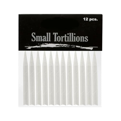 Creative Mark Blending Tortillions - Soft Paper Felts, Traditional Blenders Easily Sharpened or Sanded - [Set of 12 - Small] - size: Small - 12 Pack