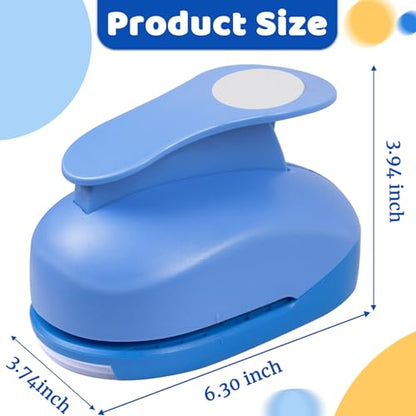 Circle Punch, Large Circle Hole Punch, 3 in Circles Cutter for Craft | Circle Punches for Paper Crafts, Circle Shaped Hole Punch, Circles Paper Punch for Scrapbooking, Precise & Smooth Cutting - style: Circle Punch