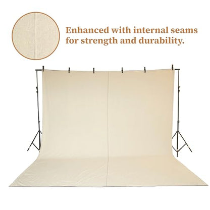 Canvas Painters Drop Cloth (Size 9 x 12 Feet - Pack of 2) - Pure Cotton Paint Drop Cloth for Painting, Curtains, Furniture & Floor Protection - All Purpose Thick Canvas tarp with Double Stitched Edges - size: 9' x 12' - Pack of 2