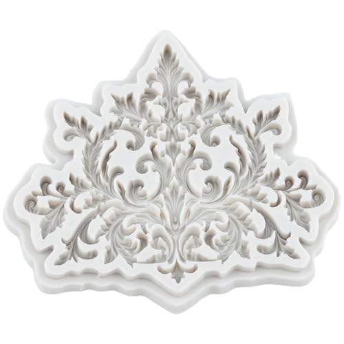 Baroque Polymer Clay Mold Curlicues Scroll Lace Silicone Molds | Jewelry Making Epoxy Resin Casting Air Dry Polymer Clay Craft - color: Style D