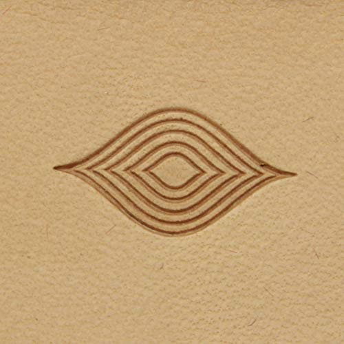DandS ltd Leather Stamp Tool, Professional Steel Craft Tool for Leatherworking, Embossing, Carving & Stamping Leather Projects, Belts Wallets & DIY Projects Compatible with Mallet #182 - color: Geometric 0.66x 0.31"