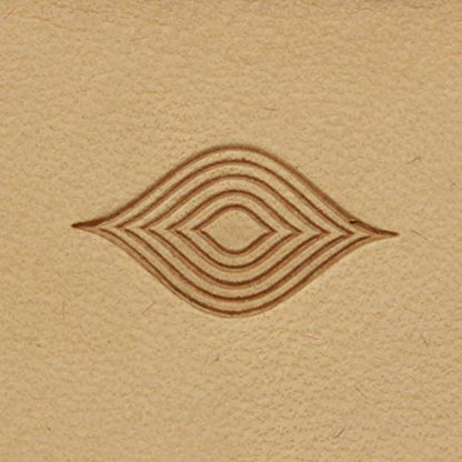 DandS ltd Leather Stamp Tool, Professional Steel Craft Tool for Leatherworking, Embossing, Carving & Stamping Leather Projects, Belts Wallets & DIY Projects Compatible with Mallet #182 - color: Geometric 0.66x 0.31"