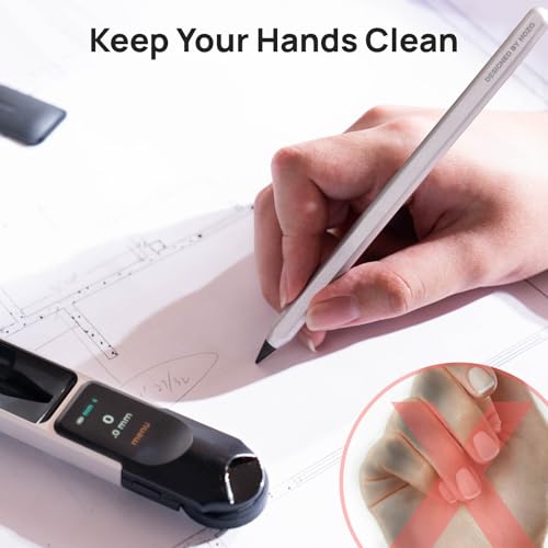 HOZO NeoPencil Elegant Design Metal Inkless Pencil with 2 Replaceable Nibs, Reusable Everlasting Pencil for Architecture Sketching,Drafting, Art, Drawing Supplies -Aluminum Alloy Material - style: NeoPencil