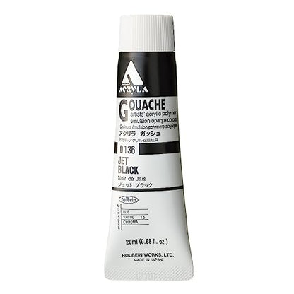 Holbein Acryla Gouache 20ml Jet Black