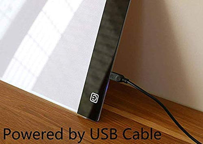 Huacan LED Light Pad Board for Diamond Painting Tablet Ultrathin 3 Level Dimmable Portable USB Charging Apply to Diamond Art Kits - color: A4