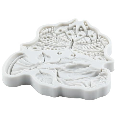 Butterfly Rose Polymer Clay Molds Butterfly Flower Silicone Mold - color: Style K
