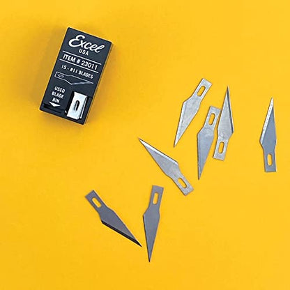 Excel Blades #11 15-Pack Craft Knife Replacement Blades With Dispenser