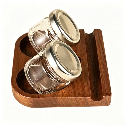 Upgrade Wooden Tilting Calligraphy Pen Holder with Two Glass Ink Bottle Container, Calligraphy Oblique Nib Holder Stand Base Set Desktop Tabel Decoration - style: Upgraded Two Glass Ink Holders