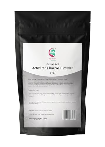 Yogi's Gift® Activated Charcoal Powder 1 LB | Coconut Shell Charcoal