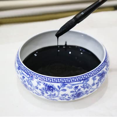 JapanBargain 1980, Japanese Sumi Ink Black Color Chinese Brush Calligraphy Ink Painting Drawing Works India Ink, Made in Japan (2)