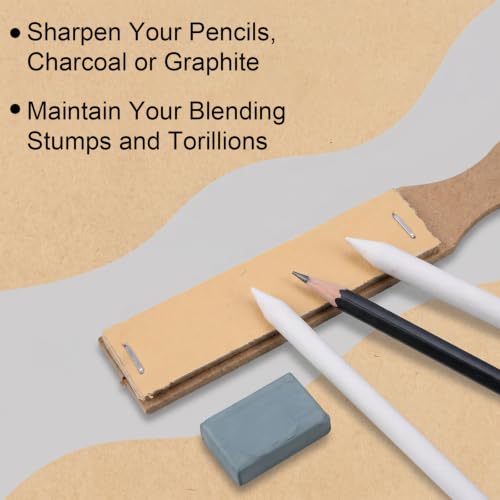 Classicseali 16 Pcs Blending Stumps,Washable & Reusable Blending Stumps for Drawing Set,Pencil Blender for Charcoal Sketching