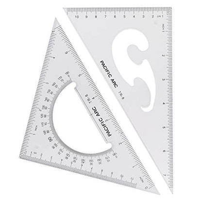Triangle Set 8 Inch 30/60 & 45/90 … - size: 8 Inches, style: Single Set