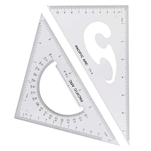 Triangle Set 8 Inch 30/60 & 45/90 … - size: 8 Inches, style: Single Set