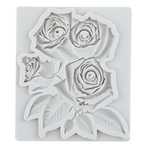Rose Silicone Molds Rose Flower Polymer Clay Mold - color: Style M