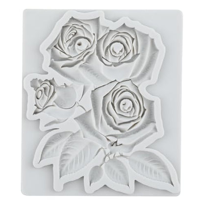 Rose Silicone Molds Rose Flower Polymer Clay Mold - color: Style M