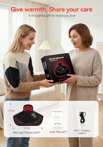 Red Light Therapy for Neck Shoulders, 660nm&850nm Infrared Light Therapy